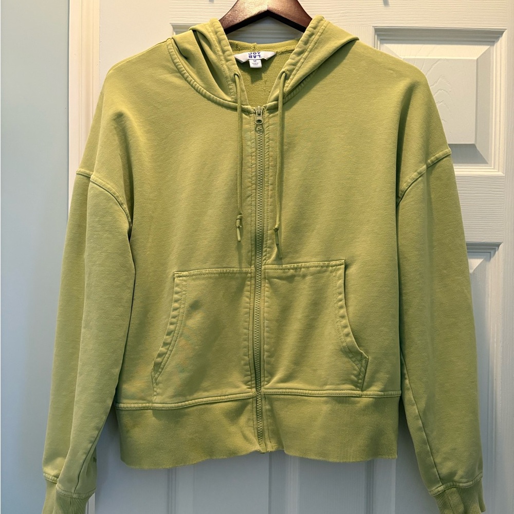 JoyLab Green Zip-Up Hoodie